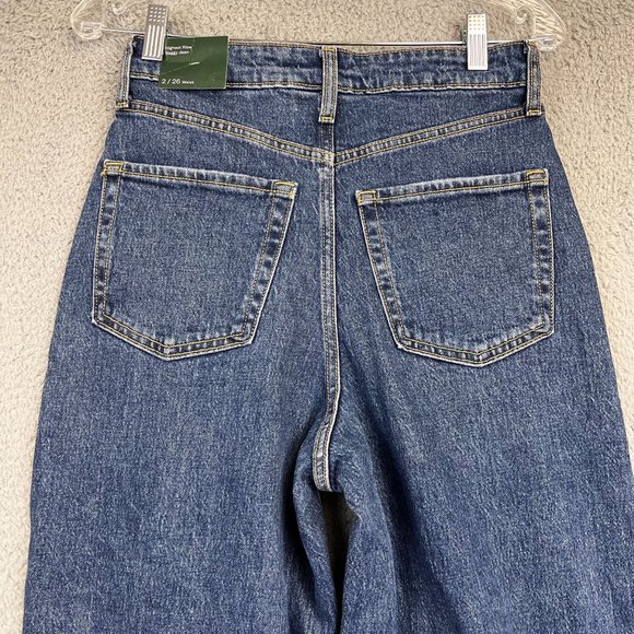 New Wild Fable Women’s Distressed Highest‎ Rise Baggy Jeans size 2/26 Waist - Picture 4 of 14